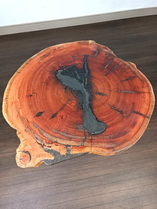Amazing Eucalyptus Epoxy Table