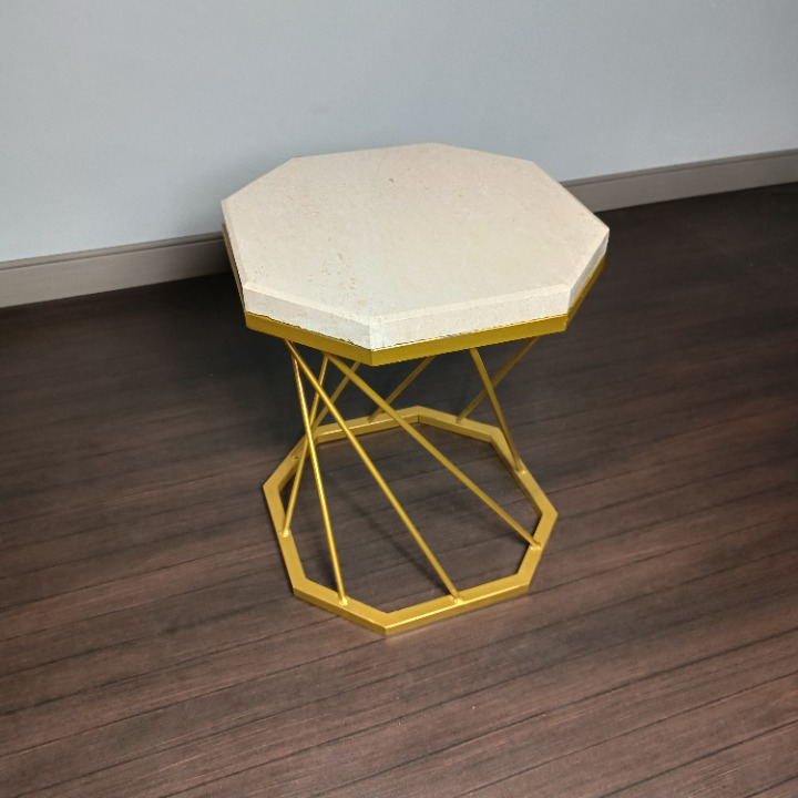 Table d’Appoint Géométrique Octogonale