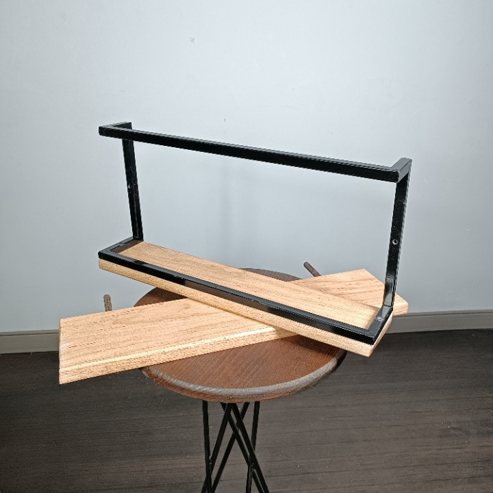 Kit Étagère Salle de Bain en Hêtre