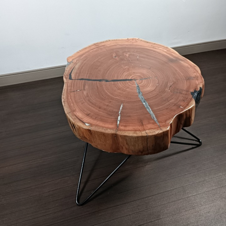 Eucalyptus epoxy coffee table
