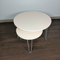 Lot de 2 tables basses gigognes rondes en MDF