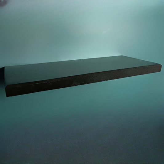 Etagere flottant en bois rouge noir
