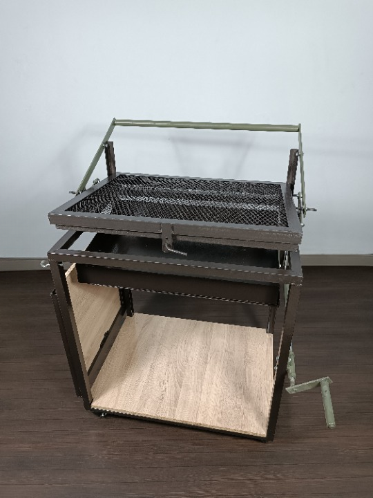 Barbecue Pliant Bois & Métal – Grand Format