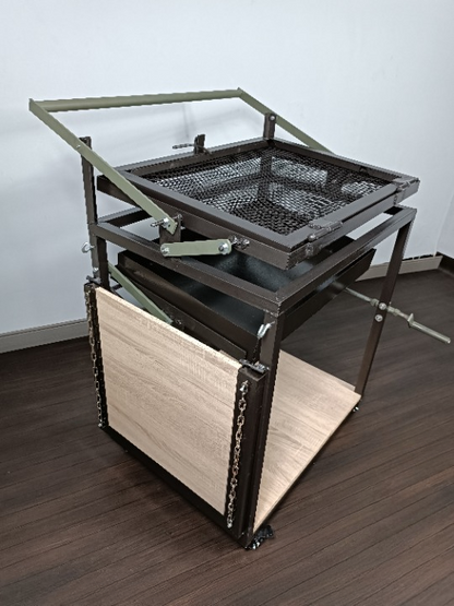 Barbecue Pliant Bois & Métal – Grand Format