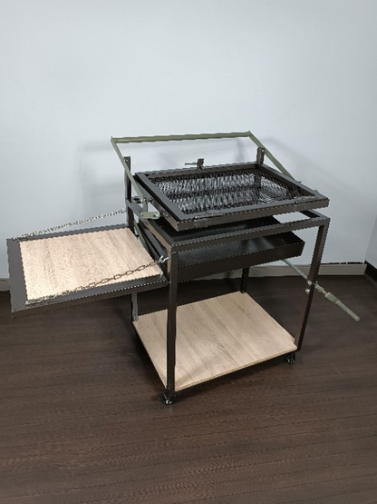 Barbecue Pliant Bois & Métal – Grand Format