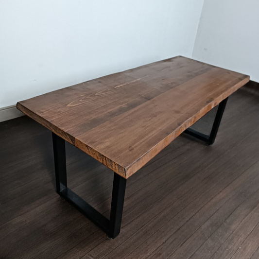 Industrial Dining Table with Bench
