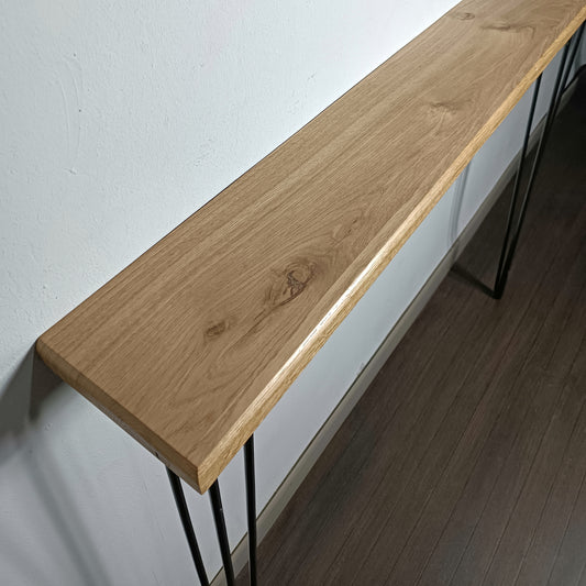 CONSOLE EN BOIS CHENE