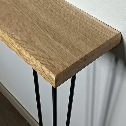 CONSOLE EN BOIS CHENE